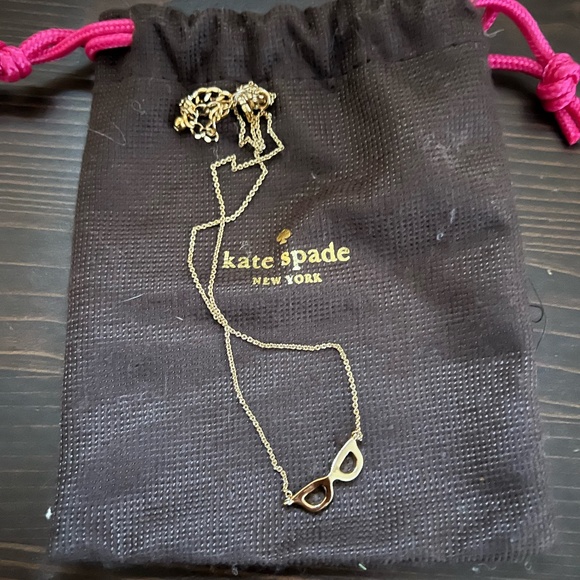 Kate Spade Lookout Glasses Mini Pendant Necklace